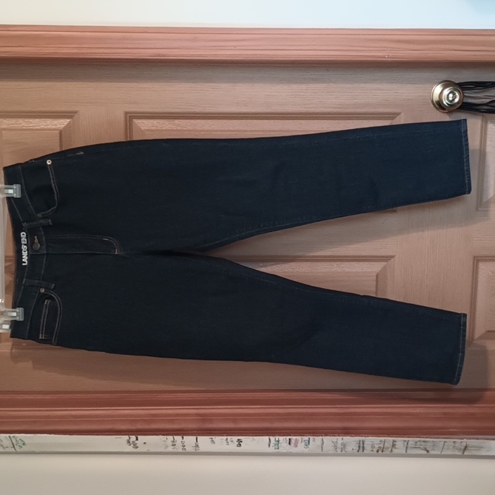 Lands End High-Rise Slim Ankle Jean